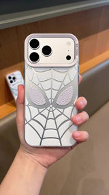 🕷️ جراب سبايدر مان الفاخر بتصميم ثلاثي الأبعاد لهواتف iPhone | حماية كاملة ومظهر عصري